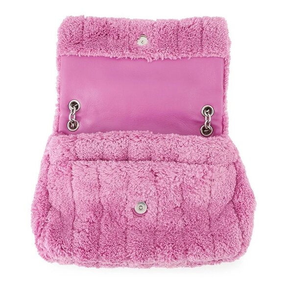 BALENCIAGA Monaco Quilted Chainshoulder Bag Fabric Pink 7816722 - Picture 8 of 14